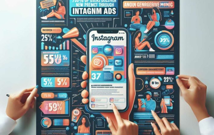 illustration de la publicité sur Instagram.